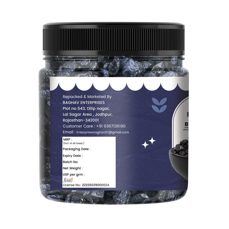 Image of NUTRIZAIKA Organic Dried Blueberry 100 gm | Whole & Naturally Sweet Blueberry | High in Antioxidants & Fiber | Premium Dried Berry