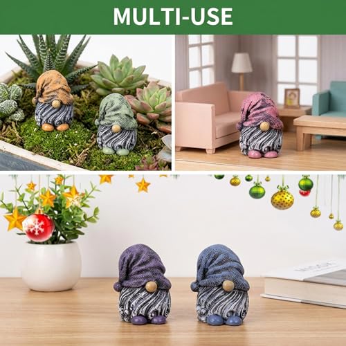 Nains de jardin miniatures ensemble de table pour festival vacances