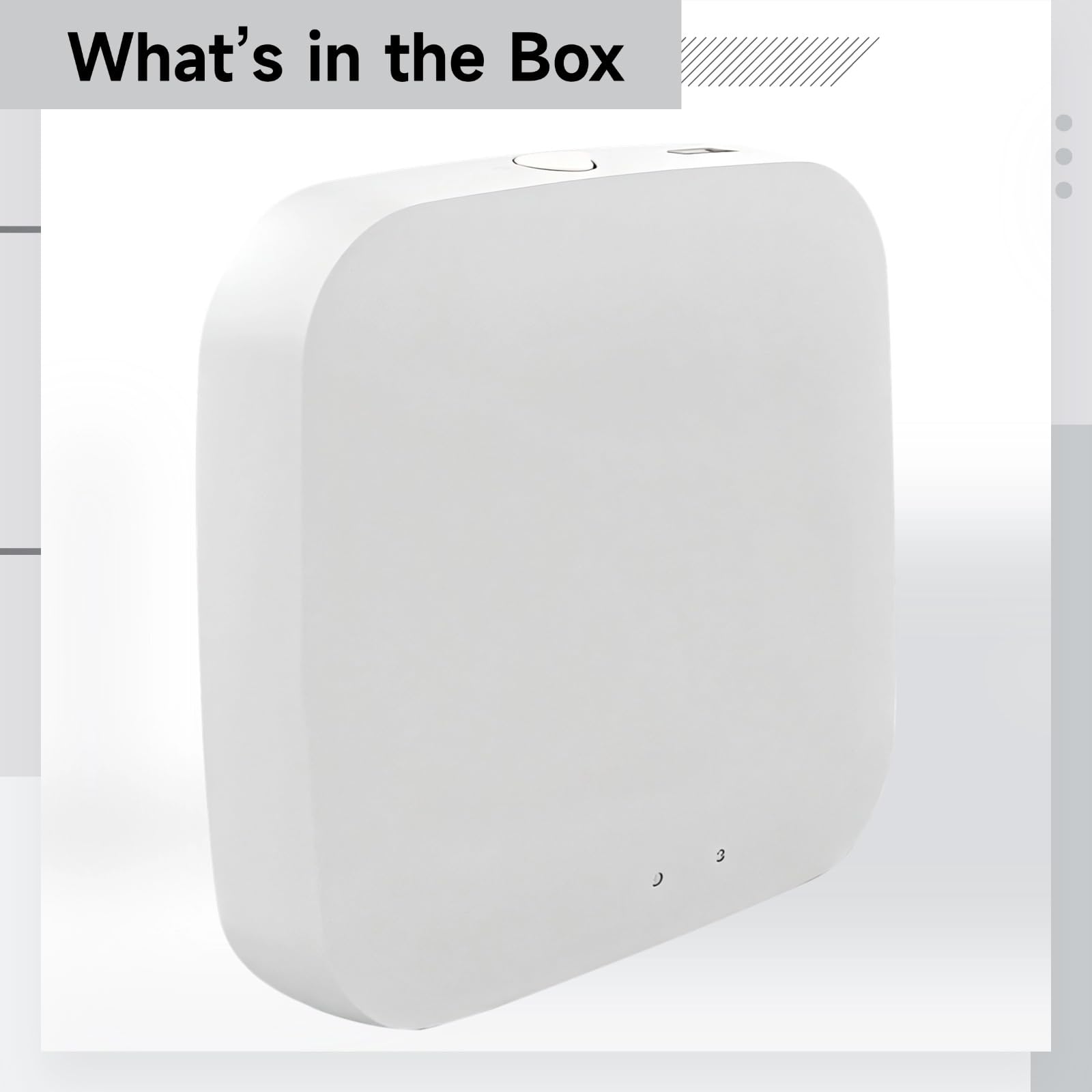 Zigbee Hub intelligent 3.0, passerelle domestique sans fil compatible avec Alexa et Assistant, prend en charge 50 appareils, accès à distance via l'application