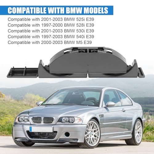 Portavasos consola central compatible BMW E39 2001-2003 miniatura 3