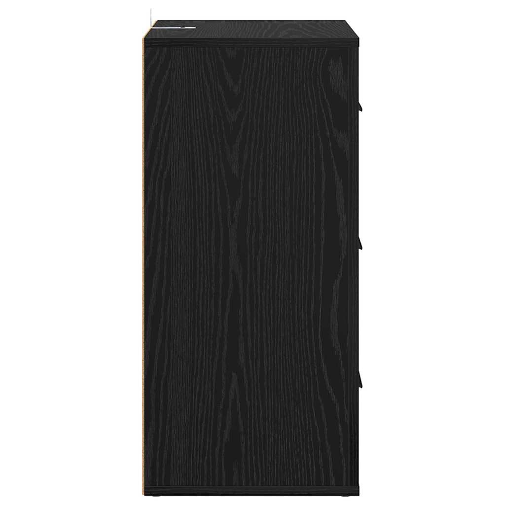 Générique Buffet avec tiroir Chêne Noir 40 x 33 x 70 cm Bois d'ingénierie,Meubles,Armoires & Meubles de Rangement,Buffets & bahuts,Noir,20.16 KG,881002