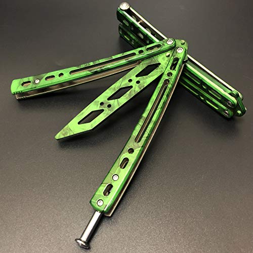 Practice Stainless Steel Training Tool 100% Safe Strong and Durable (Green)