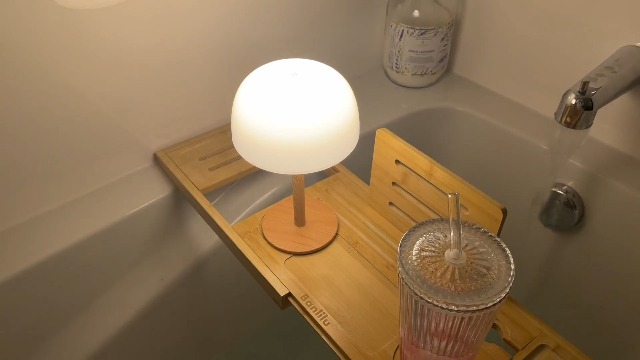 Image of Waterproof Shower Lamp Cordless Lamp - 7500mAh Rechargeable Table Lamp, Bathroom Lamp, RGB 15 Colors & 3 Color Temperature Touch Dimmable, Shower Light for Inside Shower, Bathtub, Bedroom,1PC