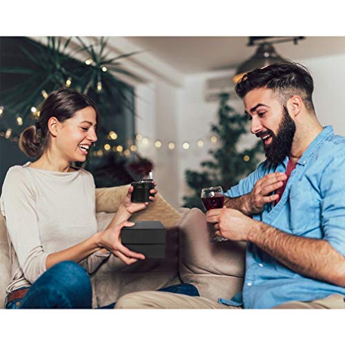 Hand Spice Herb Grinder Unbreakable Aluminum Grinder for Herb and Spice Lightweight for Easy Storage and Carrying 4 Parts (black) - Thumbnail 5