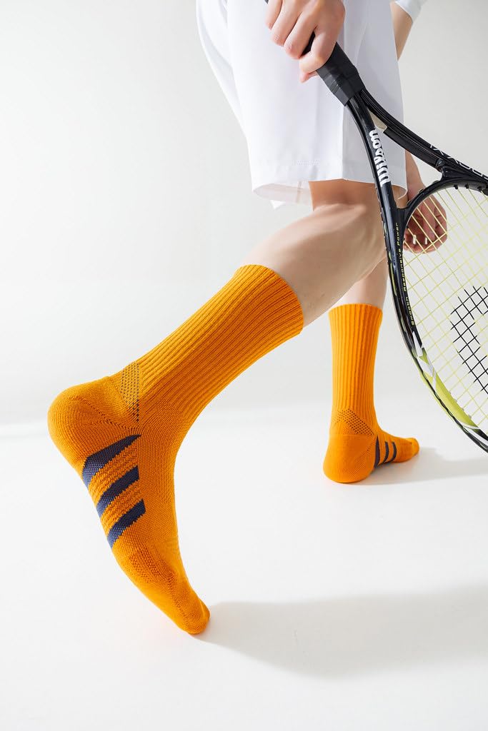TsoLay Calze Sportive Calzini Atletici Maschili, Ventilazione A Maglia Calzini A Metà Gaf, Comodi Calzini Sportivi Che Bernano L'Umidità, 10 Paia Per Confezione