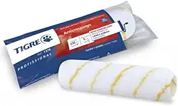 Rolo de Lã Sintética Antirrespingo Econômico, Tigre 61376230, Branco, 23cm