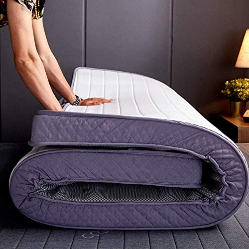 YWYW Alfombrilla de Tatami para Dormir colchón de futón Suave y Grueso colchón de futón Plegable y Transpirable colchón de Tatami japonés Cama Enrollable colchón de Dormitorio para estudiant