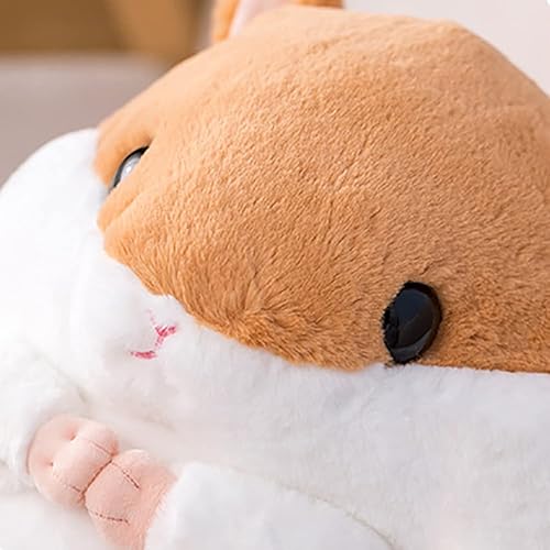 Miniatura 1 de Wgxzyq Juguete de peluche de hámster, juguete de peluche de hámster, regalo de cumpleaños y Navidad para niños y niñas (15.6 pulgadas, marrón)