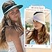 Sun Hats for Women, Wide Brim UV Protection Sun Visor Hats for Women, UPF50+ Lightweight Beach Hats (US, Alpha, Small, Large, Khaki)