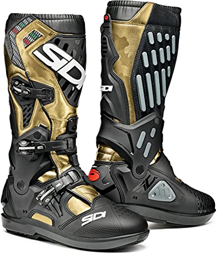 Sidi Atojo SRS Camo Bottes Motocross Noir/Doré 45