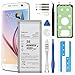 TOPGOBAT Ersatzakku fu00fcr Samsung Galaxy S6, 4800mAh hohe Kapazitu00e4t, kompatibel mit Samsung Galaxy S6 Modellen (SM-G920, G920V, G920T, G920A, G920P, G920I, G920F, S906L) mit Werkzeugsatz, EB-BG920ABE