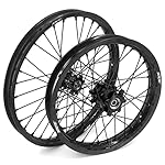 KKE-19-16-Spoked-Wheels-Hubs-For-Surron-Light-Bee-X-2019-2022-eBike-Set-Black-hubs-Black-rims