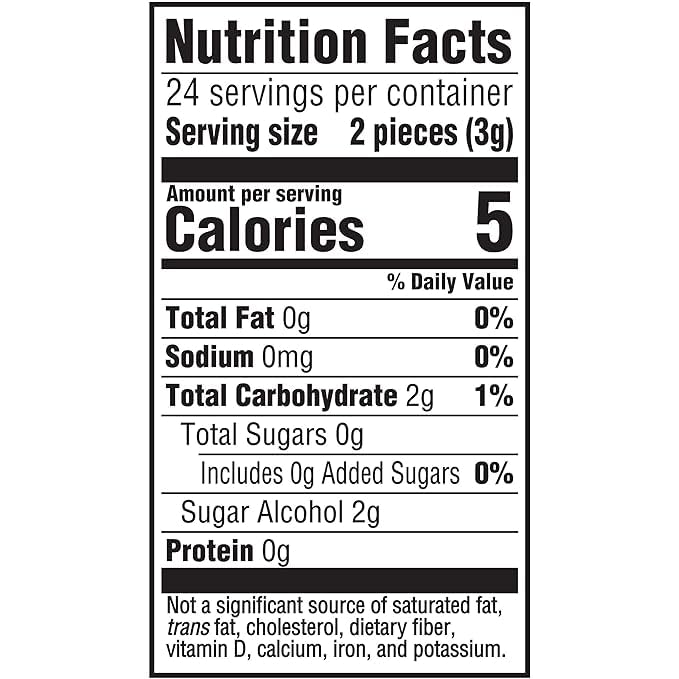 Miniatura 8 de Dentyne Ice - Goma de mascar sin azúcar, menta, 48 unidades, paquete de 2 (96 unidades en total)