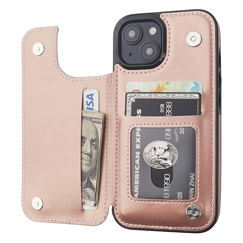 Étui iPhone 15 avec porte-cartes Onetop idéal pour voyager léger et téléphoner les mains libres