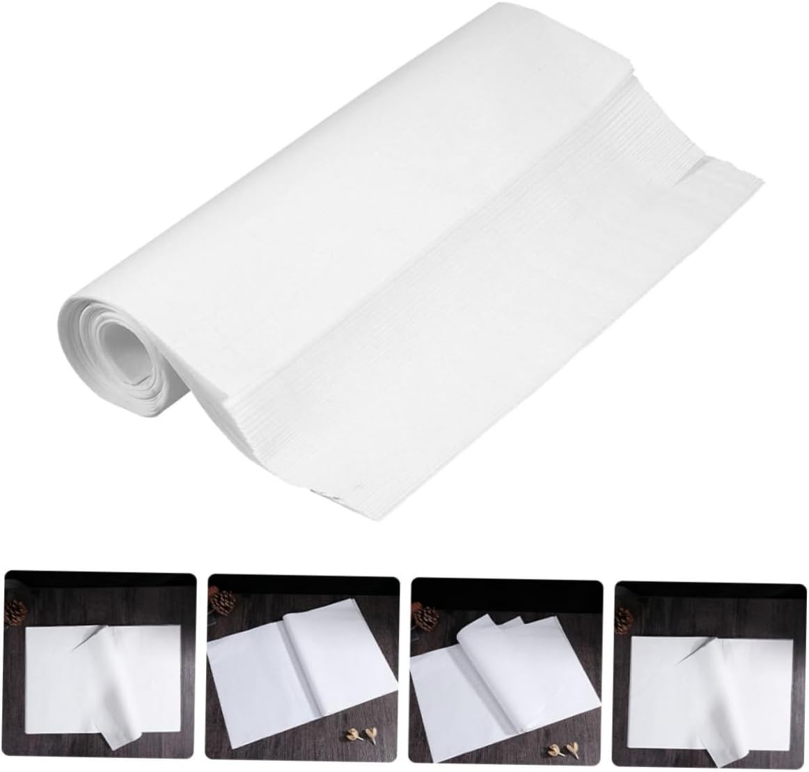 DOITOOL 120pcs Chinese Xuan Paper for Adults Brush Ink Writing Sumi Drawing for Calligraphy Practice Art Projects Moderate Ink Absorption Durable