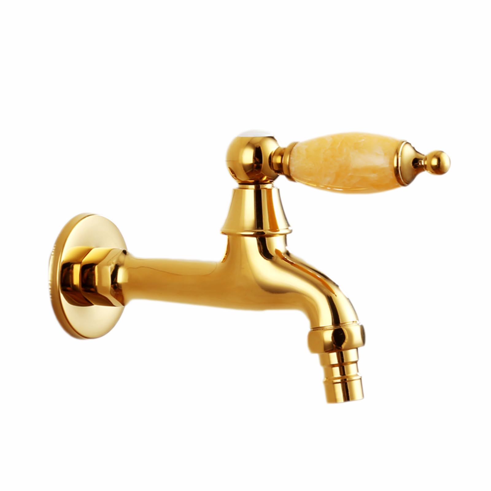 Grifo de agua fría exterior G1/2 para lavadora en pared de 16.5 cm