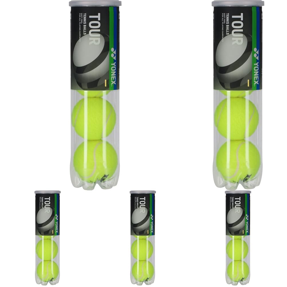 Amazon | ヨネックス(YONEX) テニスボール TOUR(ツアー) 4球入 1缶 TB