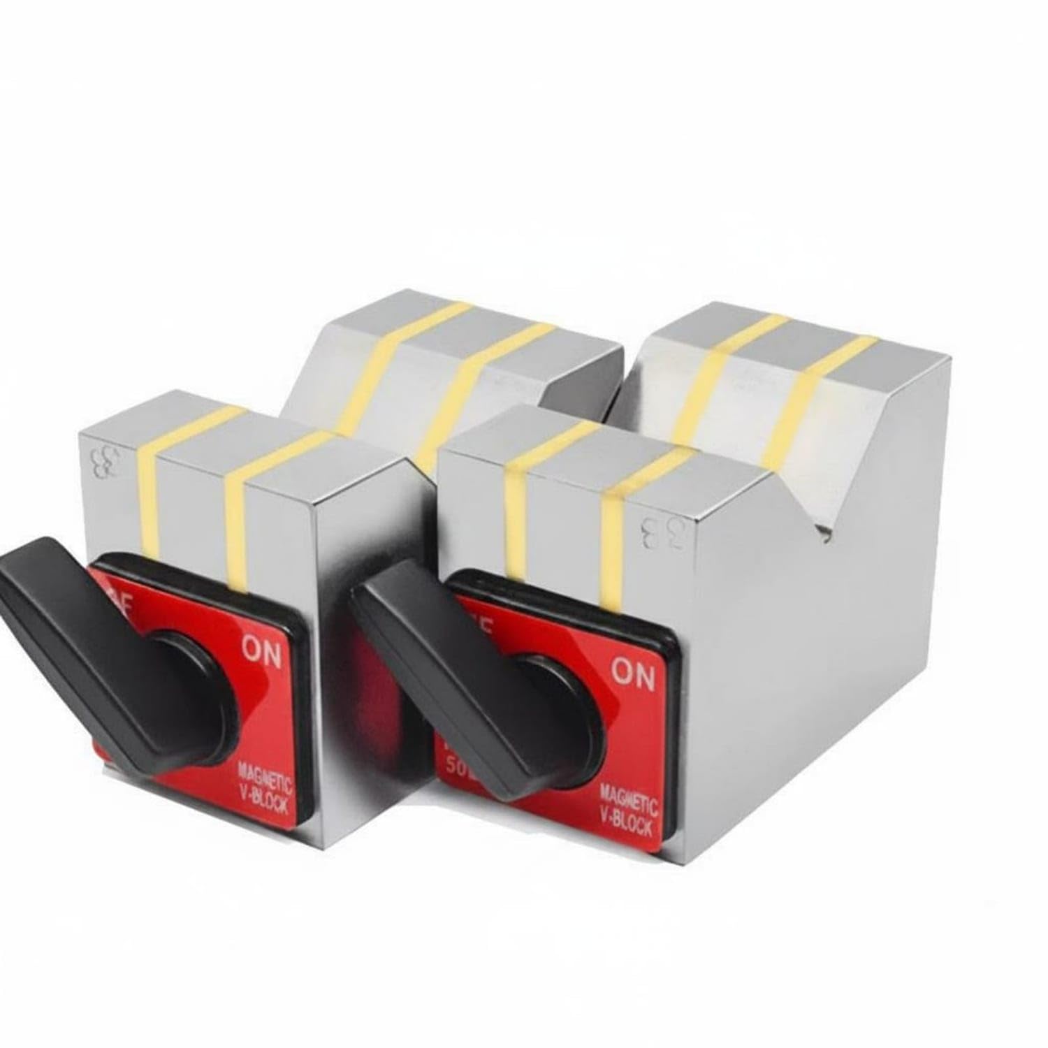 Steel V-Channel Block V-Channel Block Workholding Device for Machinists, Engineers, Metalworkers, Inspection, Scribing, Machine Shop, Workshop, Kmv-50b|Blocks|Business & Industrial-image-5