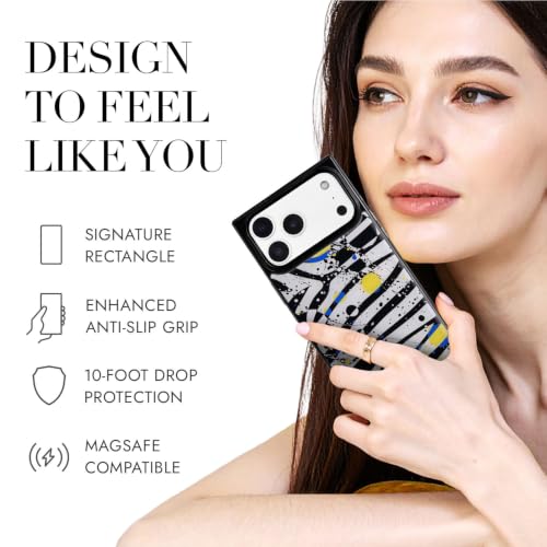 Image of COCOMII Rectangle for iPhone 18 Pro /17 Pro Case, Bold Chroma Zebra