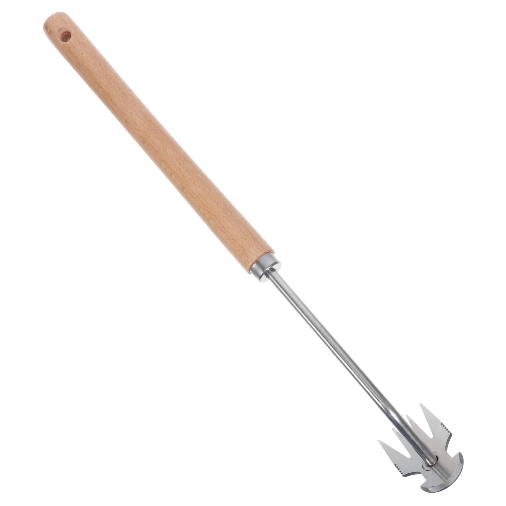 Sosoport 5stücke Ergonomischer Gartenrechen Mit Zinken Handwerkzeug Zum Jäten Multifunktionales Unkrautentfernungsgerät Für Garten Und Rasenpflege