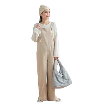 お値下げ中‼️新品未使用　アーバンリサーチ サロペット ドット　水玉　ベージュ osharewalker サロペット 50代 40代 サロペットパンツ