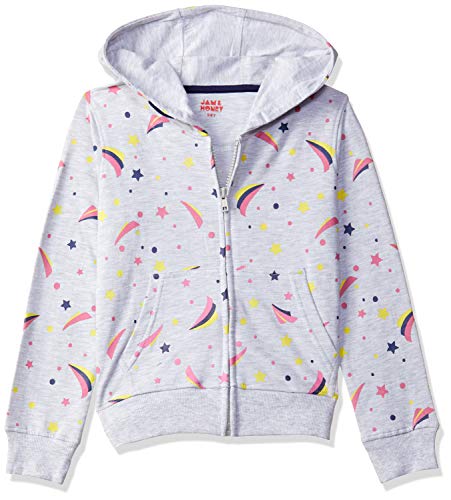 Image of Amazon Brand - Jam & Honey Girl's Cotton Lightweight Sweatshirt