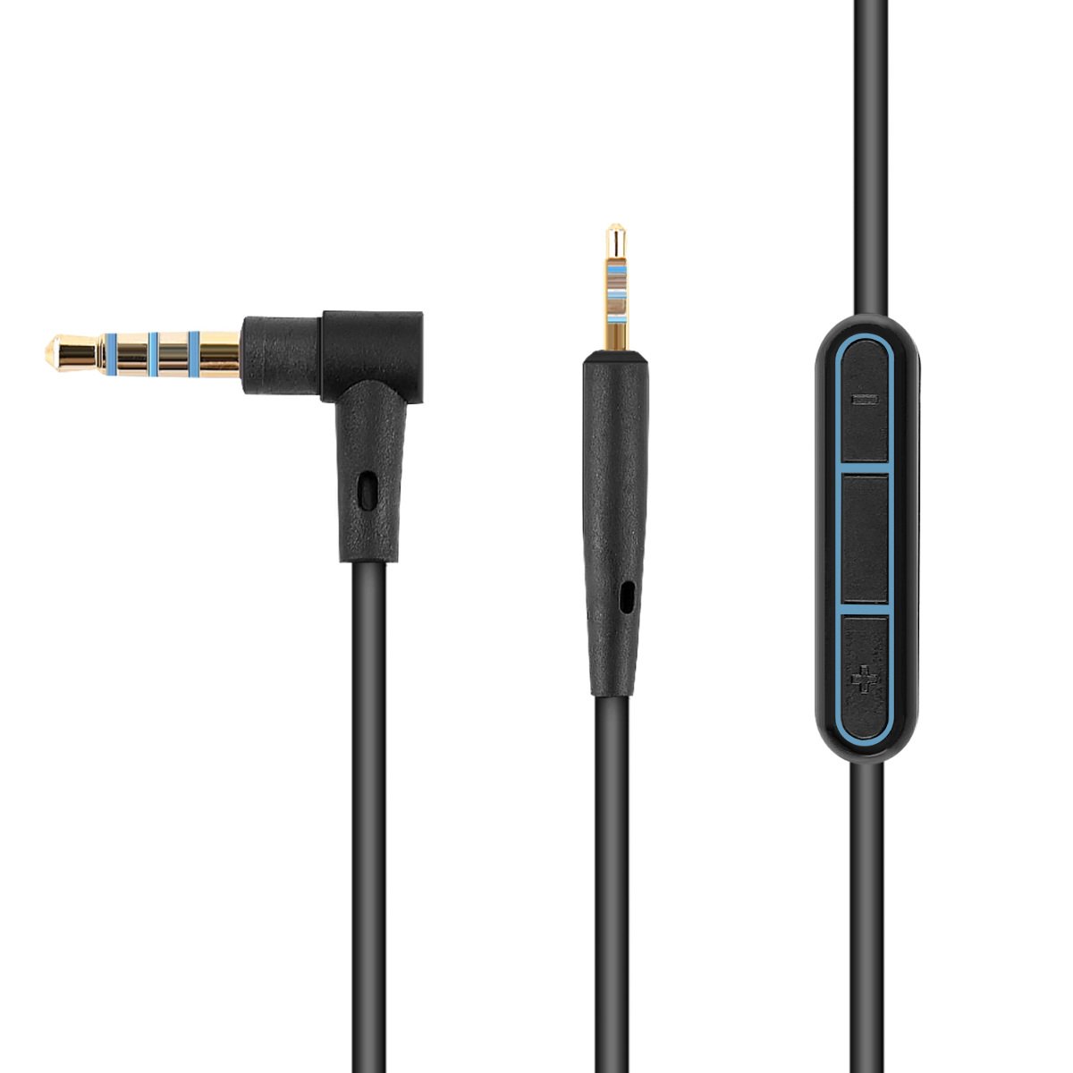 Cavo Con Microfono E Telecomando Per Bose QuietComfort 15 – 150 Cm, Jack 3.5 Mm, Nero - 2