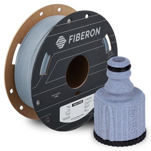 Polymaker Fiberon ASA-CF08 Filament Light Grey 1.75mm 0.5KG