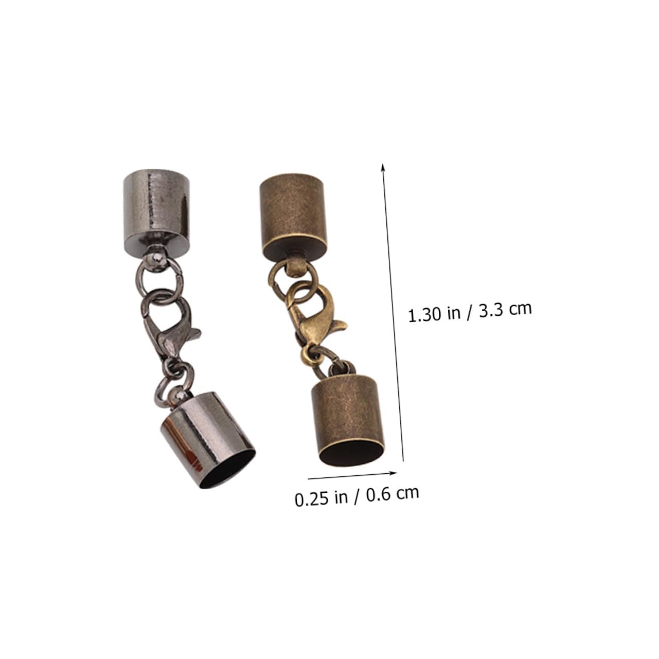 DOITOOL 3 Series Enganches De Langosta Para Llaveros Diy Accesorios De Anillos Para Pulseras Y Collares Colores Material De Manualidades Para Proyectos De Joyería Y 60 Piezas*3