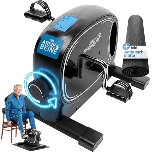 Juskys Pedaltrainer Sportivo - leiser Heimtrainer, Fitnessgerät...
