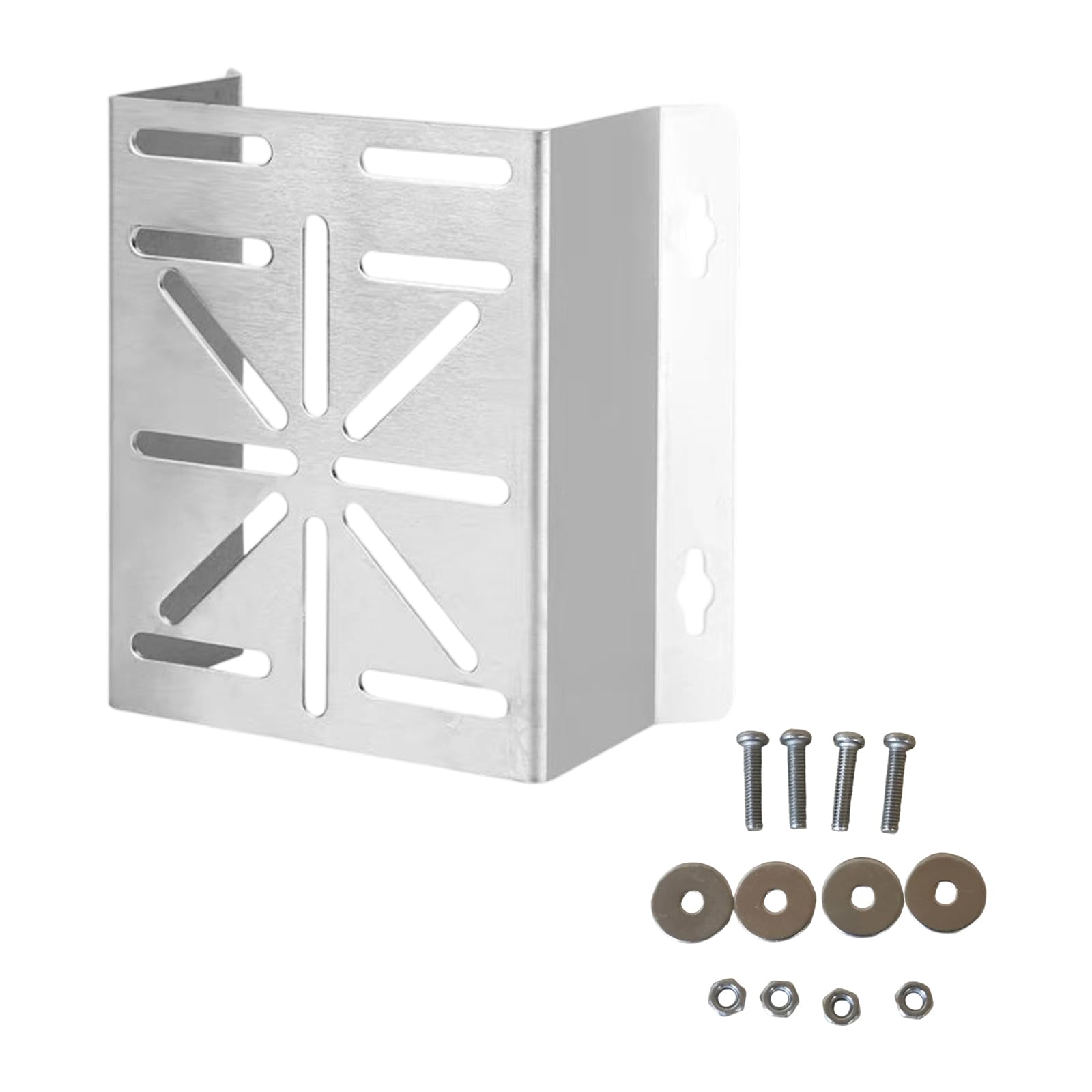 Quick Install Stainless Steel Corner Mount Bracket 90 Degree for Various Dome Security Cameras Outdoor Easy Mounting Wall Mount