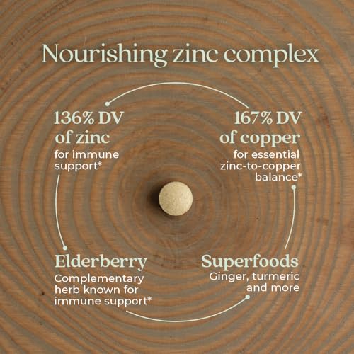 New Chapter Fermented Zinc Complex Supplement, 60 Count - image 3
