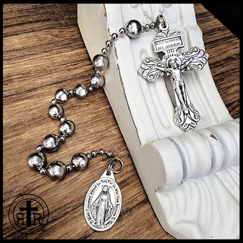 Rugged Rosaries WWI Combat Pocket Rosary - Handmade in Texas from Strong and durable Military design - Thumbnail 2