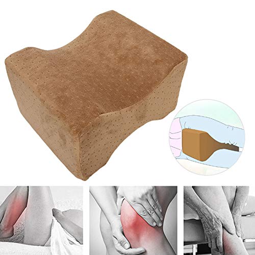 ZJchao Almofada de joelho, espuma viscoelástica ortopédica para alívio da ciática, dor nas costas, d