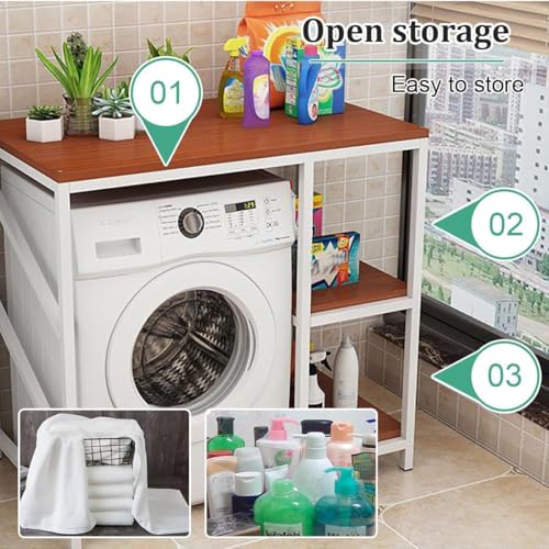 Structure haut de gamme pour superposition sécurisée de lave-linge et sèche-linge - 4