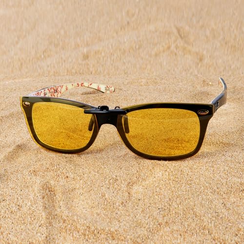 Image of Polarized CLIP-ON Sunglasses for RAY-BAN RB5228 RX5228