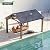 LET’S Patio 12' x 14' Outdoor Cedar Wood Gazebo, Hardtop Gazebo Permanent Wooden Pavilion with Galvanized Steel Gable Roof, for Deck, Garden, Patio, Garden