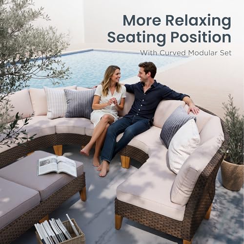 Luxury Patio Conversation Set Wicker