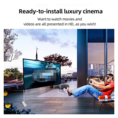 Pantalla para proyector portátil plegable 16:9 100 pulgadas miniatura 6