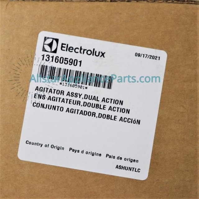 131605901 Washing Machine Agitator Assembly