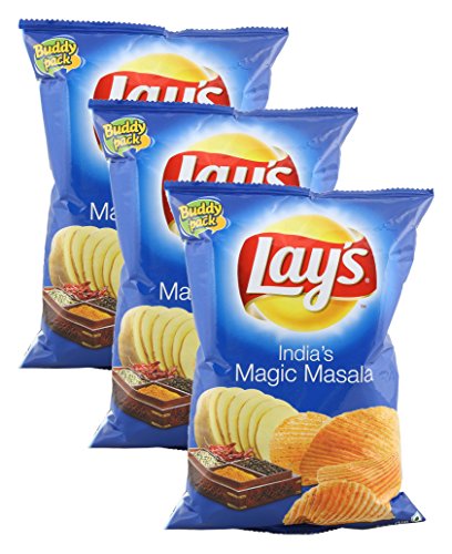 Lay's Star Combo - Potato Chips India's Magic Masala, 52G (Pack of 3) Promo Pack - India's Magic Masala, 156 Gram