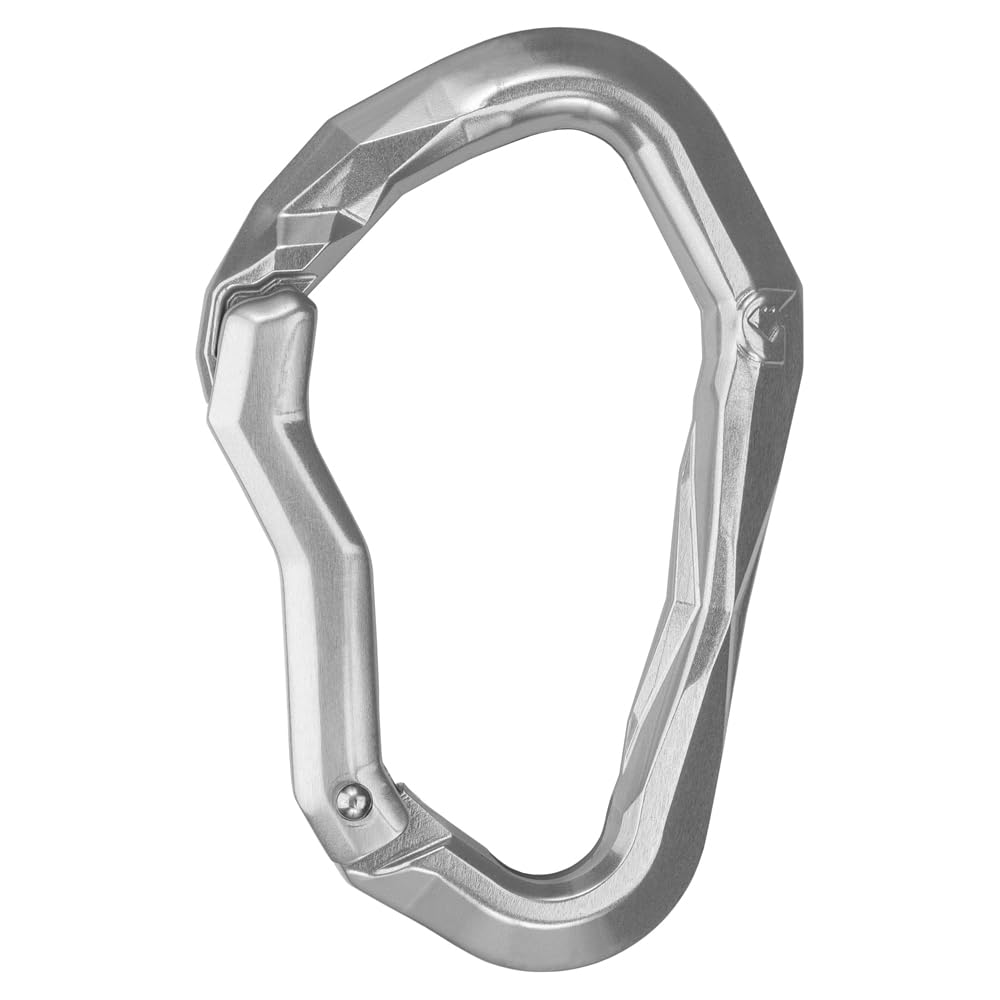 Grivel Stealth Bent Gate Carabiner, Designed for Sport Climbing with Large Opening