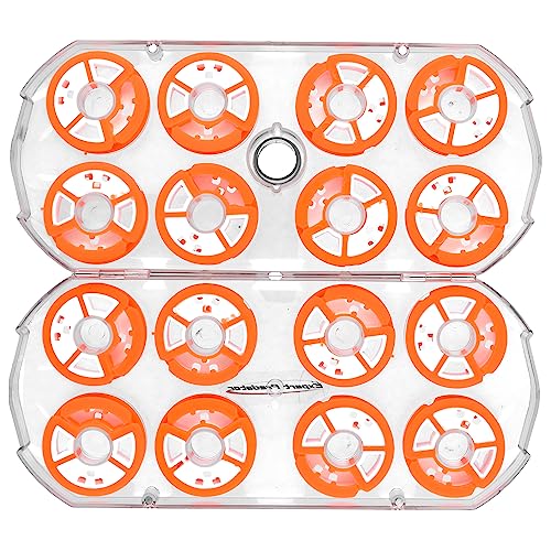 Kit Avvolgilenza silicone porta finali porta lenza da pesca scatola 16 pz schiuma rondelle eva