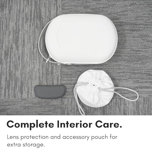 Coque Apple Vision Pro pour éviter les rayures d'objectif avec pochette accessoires - 7