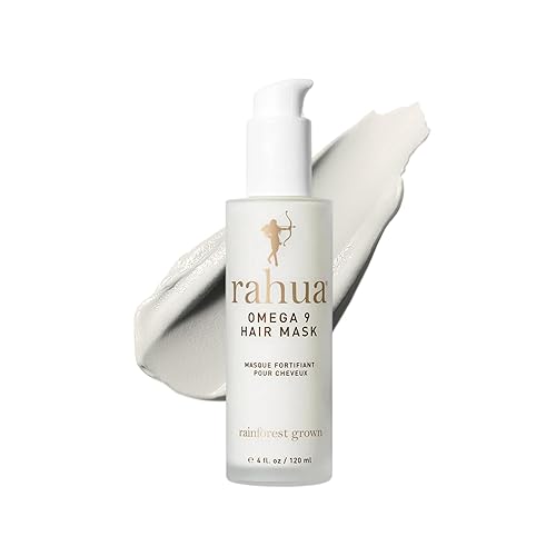 Rahua Omega 9 - Mascarilla para el cabello, 4 onzas líquidas, tratamiento profesional para el cabello fuerte, suave, brillante e hidratado,