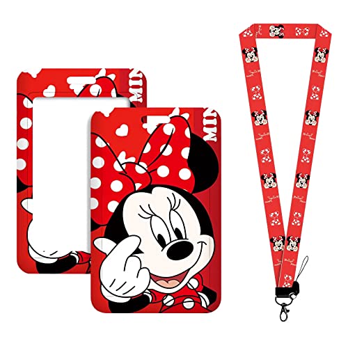 Id Badge Holder With Lanyard, Cute Credit Card Case Neck Pouch Lanyard With Cartoon Shield Keychain For Women Girls And Boys #TOP8