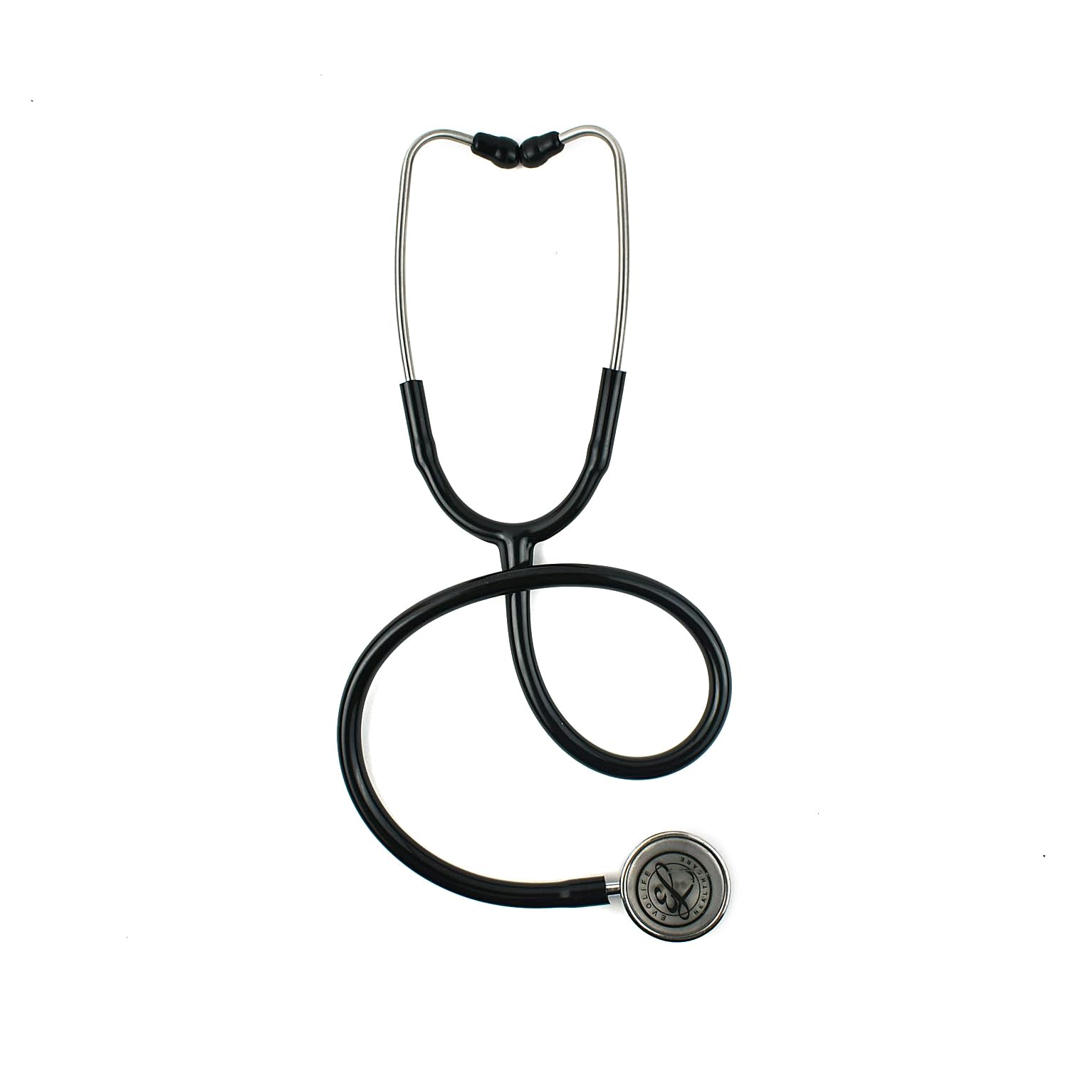 Evolife High Acoustic Single Chestpiece Longer-life Tubing Excellent II Manual Stethoscope (Black)-image-8