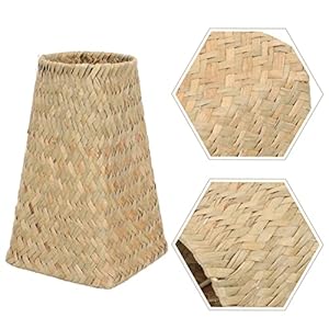 Ciieeo Rattan Flower Vase Woven Plant Flower Basket Natural Seagrass Desk Storage Container Organizer Pen Cup for Dried Bookshelf Farmhouse Office Decor Ciieeo Rattan Flower Vase Woven Plant Flower Basket Natural Seagrass Desk Storage Container Organizer Pen Cup for Dried Bookshelf Farmhouse Office Decor