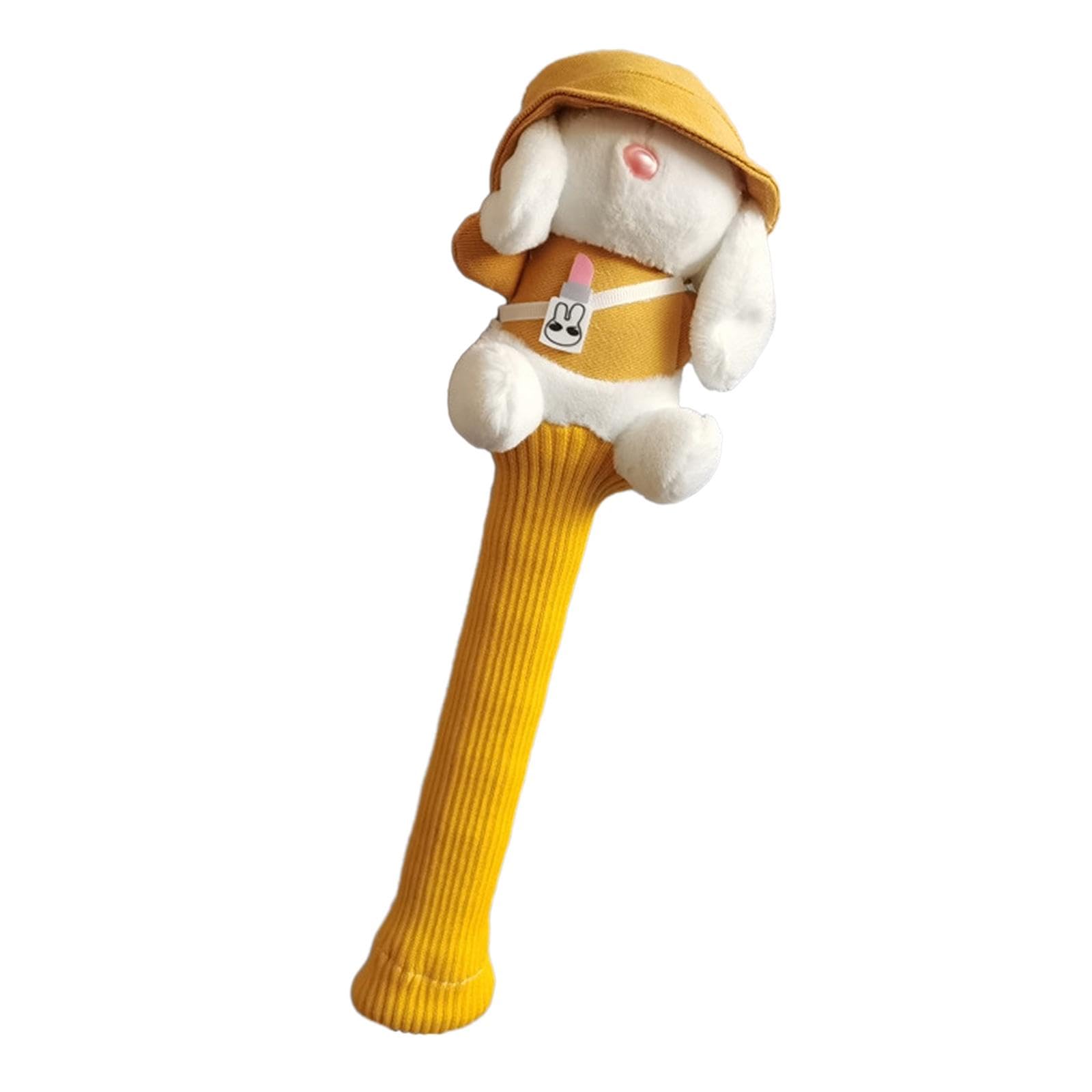 kowaku Badminton Racket Handle Cover, Racket Grip with Drawstring Knitted Racket Handle Protective Cover Racquet Grip Protector, Yellow