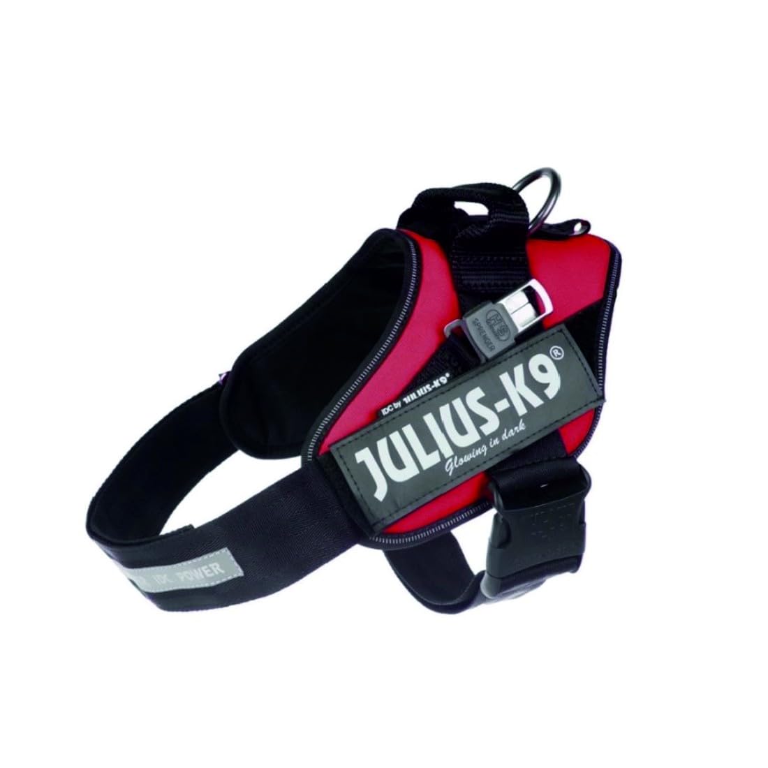 Julius-K9 IDC Arnés para Perros Guía Ciega sin asa, Tamaño: 2, rojo